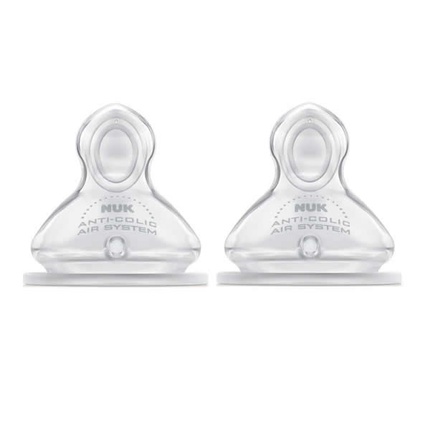 Nuk First Choice Size 1 Silicone Teat 2 Units