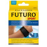 FUTURO Tennis Elbow Strap, Black - Adjustable Elbow Support for Tendonitis, Tennis Elbow or Golfers Elbow - Moderate Support Suitable for Men and Women