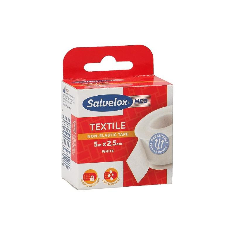 694616_5b07e257fc949acc4b822e211e810b7b Salvelox Esparadrapo Téxtil White 5mx2 - Image 1