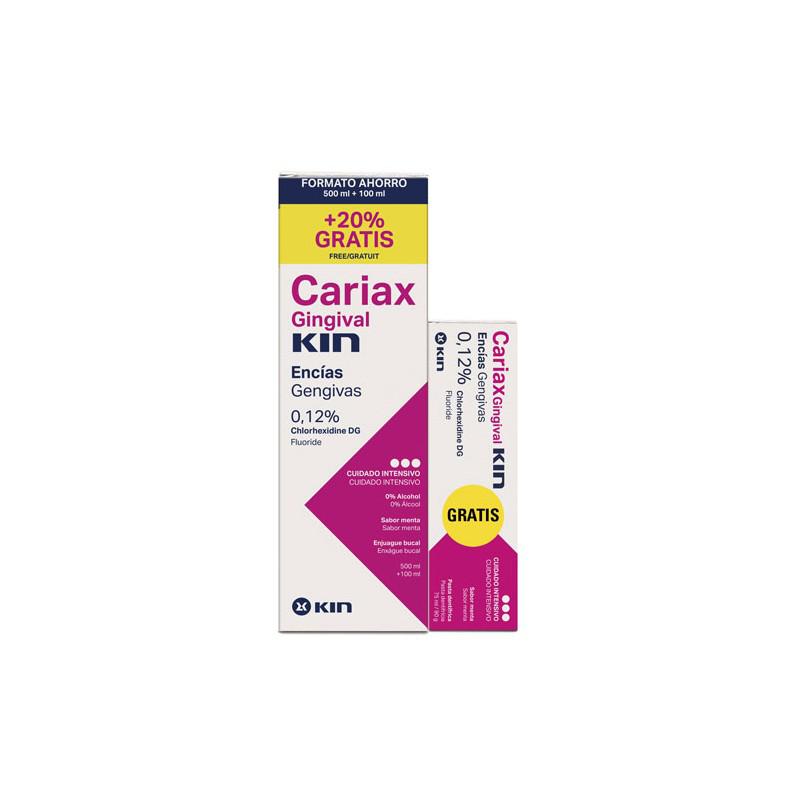 694627_f692d4b3f47a53fe6b4cca0c909c67f4 Kin Cariax Gingival Rinse 500ml + 100ml Free - Image 1