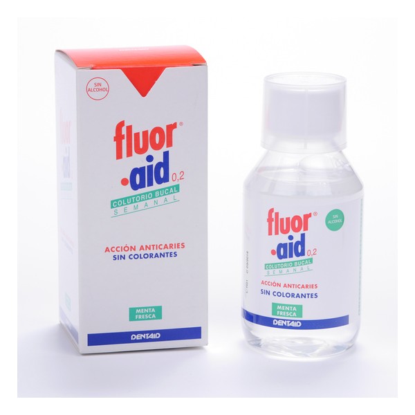696359_d6da070d2b9fb4f5ae5bd6f2ba4693f1 Fluor Aid Weekly Mouthwash 150ml - Image 1