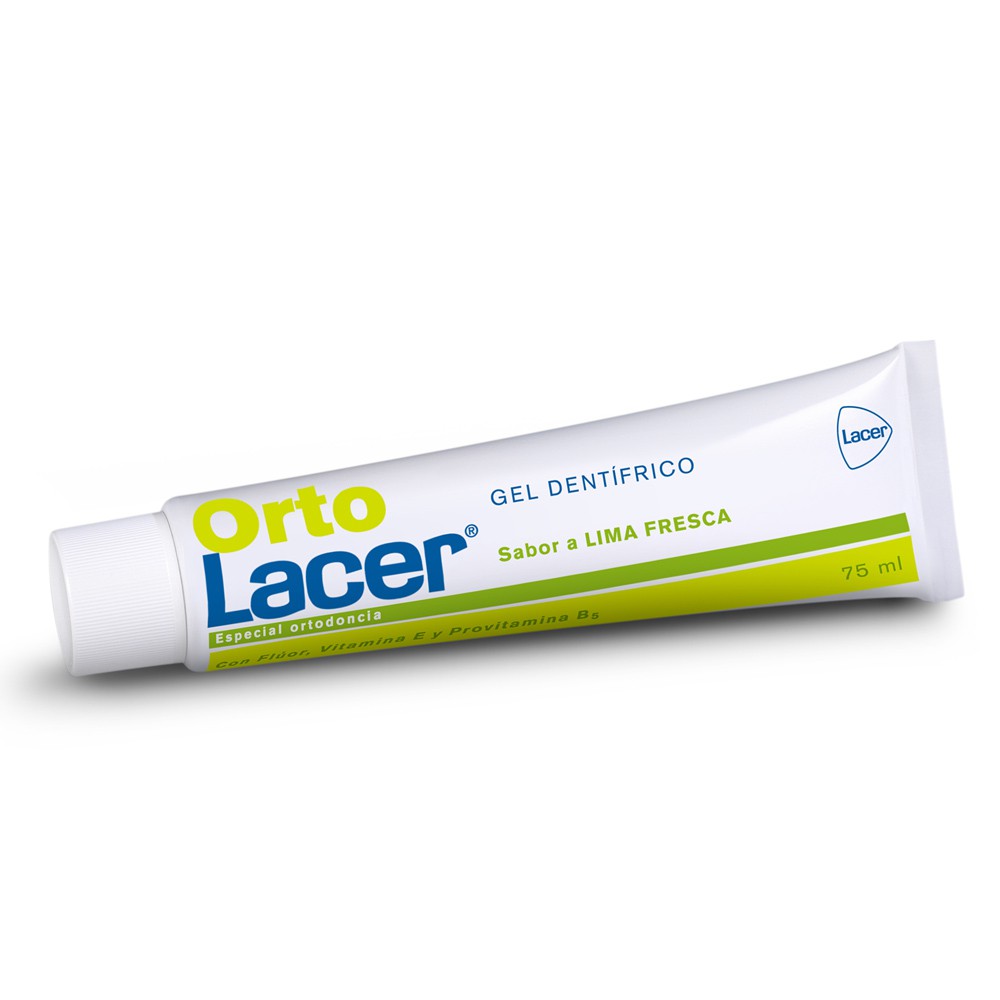 696598_e55a2eae5bbd1d2ff7e87e73e9a9b9fb Ortogel Toothpaste Lime By Lacer 75 Ml - Image 1