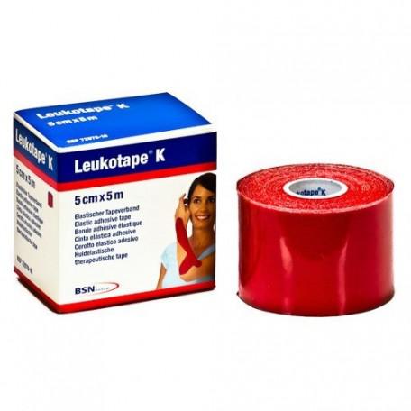 698490_99d5b3381b5c95d950f083a6b87dada1 Leukotape K Venda Elástica Adhesiva Color Rojo 5 Cm X 5 M Bsn Medical - Image 1