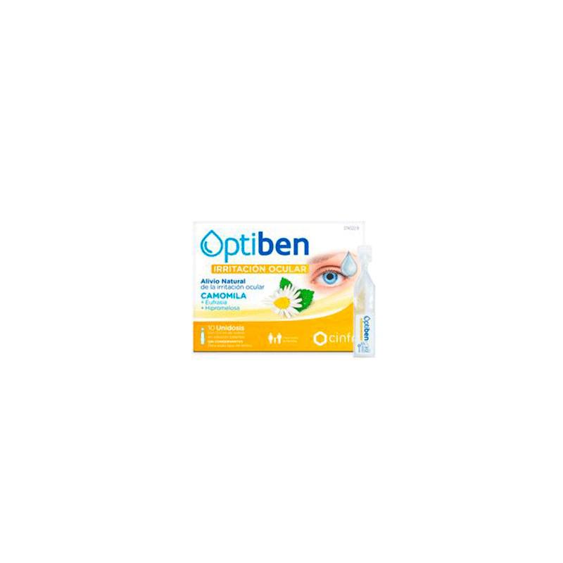 698922_a83b4daa5aae38718d25f6d2a69ad542 Cinfa Optiben For Irritated Eyes Eye Droplet 10 Ampoules - Image 1