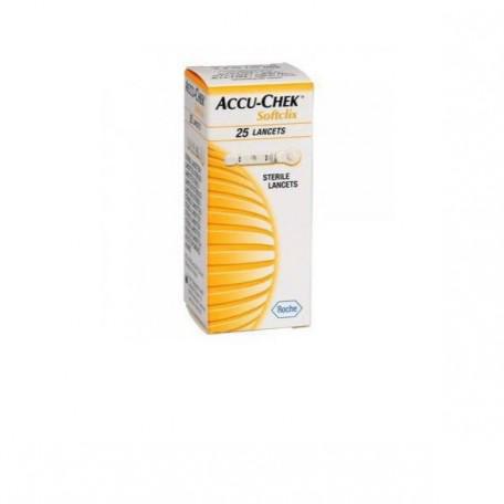 699492_34e5baae0e21e739e289623977580583 Softclix 25 Lancetas Roche Accu-Check - Image 1