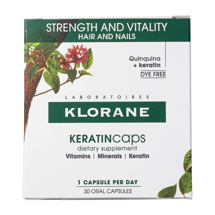 6uxqtijtu2XnzFV9Qsvsmk To Keratin Food Supplement Hair And About 30 U By Klorane 30 Pcs - Image 1
