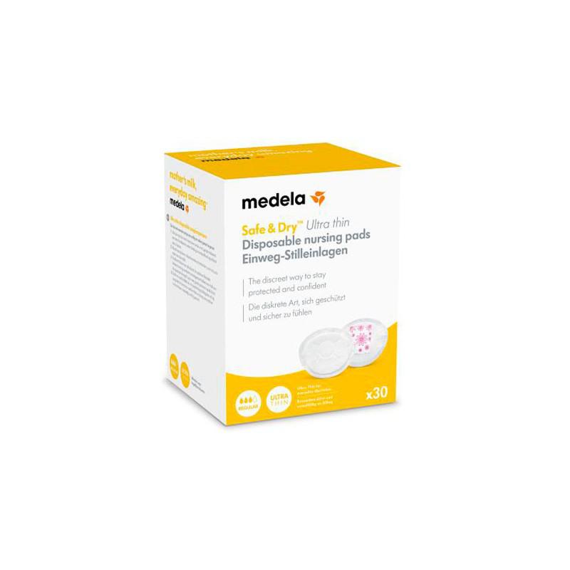 7610472879863 Medela Safe y Dry Ultra Thin Disposable Pads 30pcs - Image 1