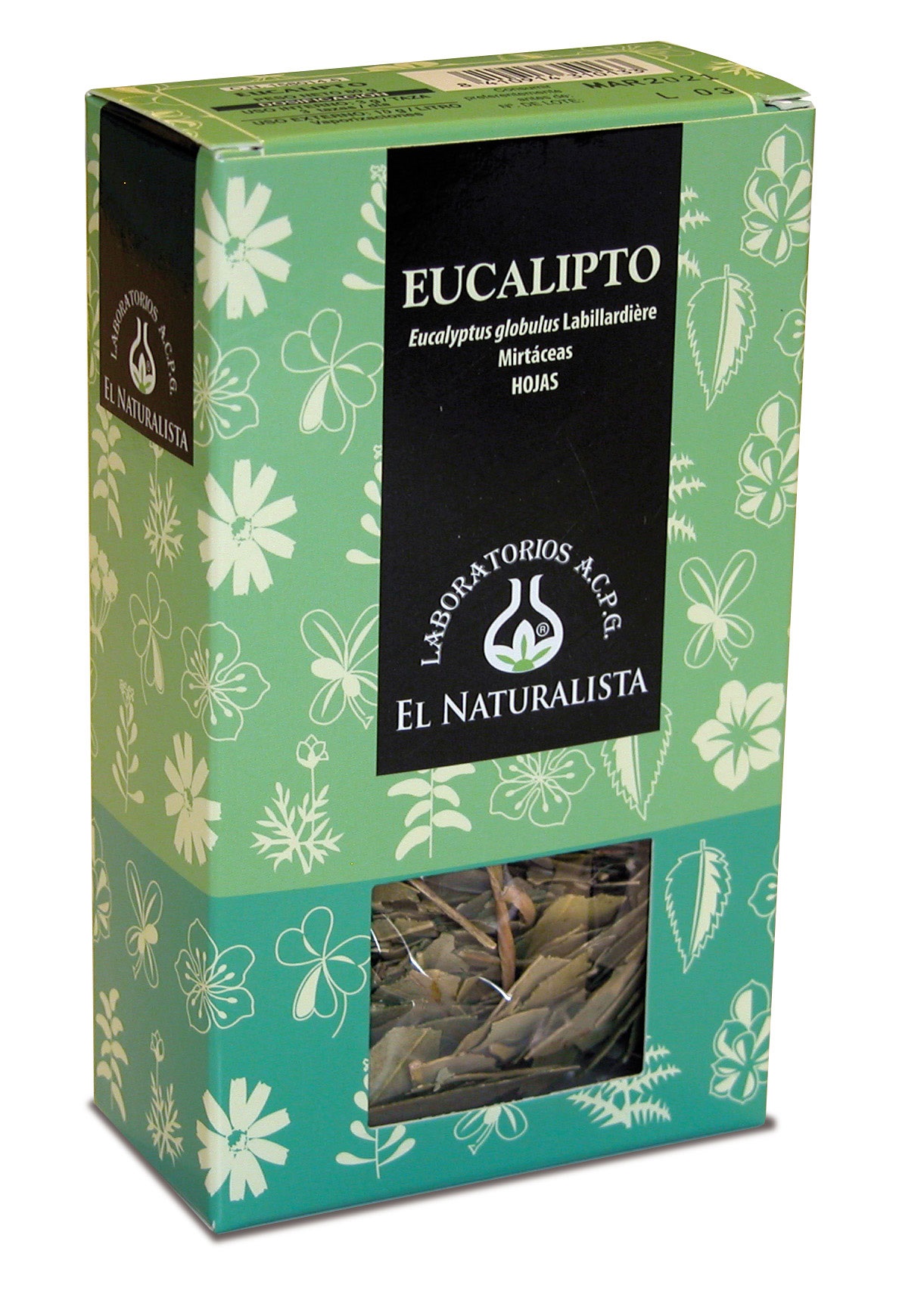 8410914310133 El Natural Eucalipto 80g - Image 1