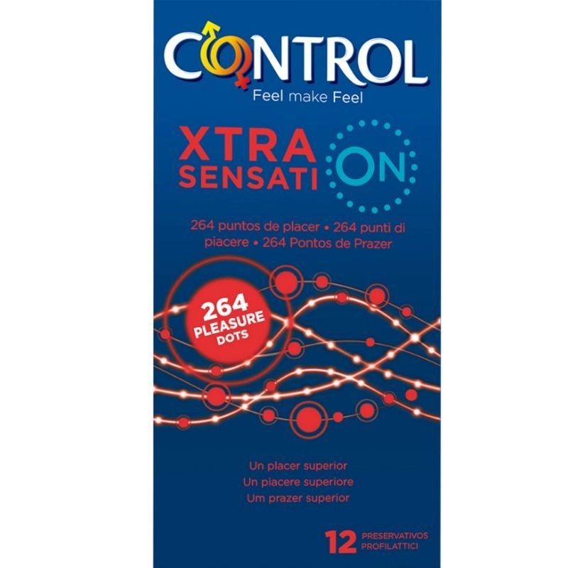 8411134134417 Condoms Control Xtra Sensation 12 pieces - Image 1