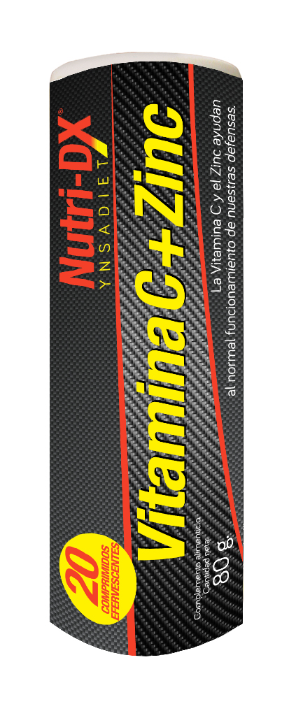 8412016371999 Ynsadiet Vitamina C Zinc 20 Comp Efervescentes - Image 1
