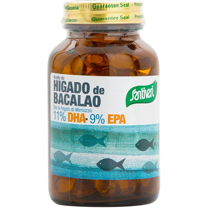 8412170017139_1 Santiveri Cod Liver Oil 120 Pearls - Image 1