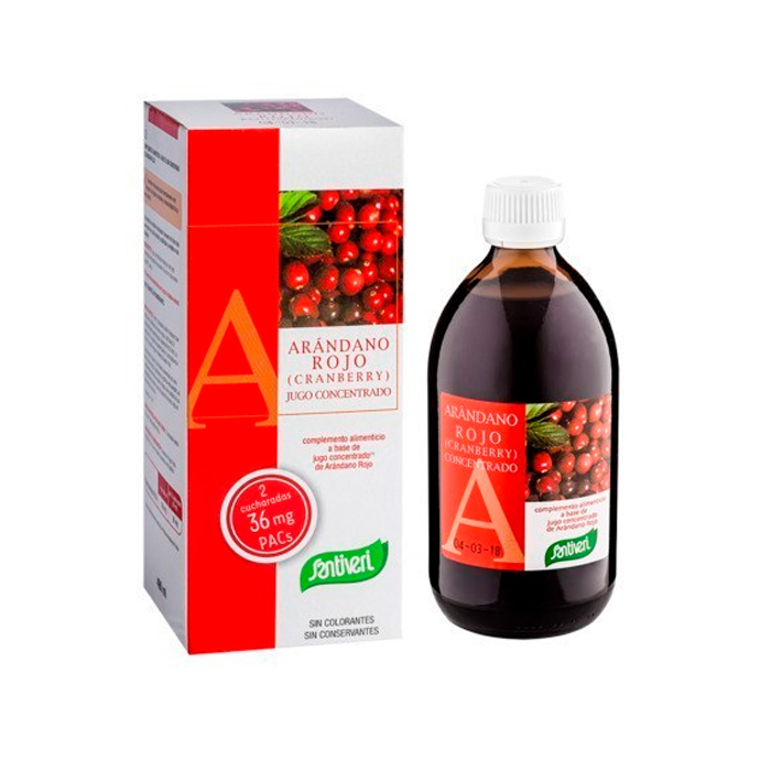 8412170023147_1 Santiveri Cranberry Concentrate 490ml - Image 1