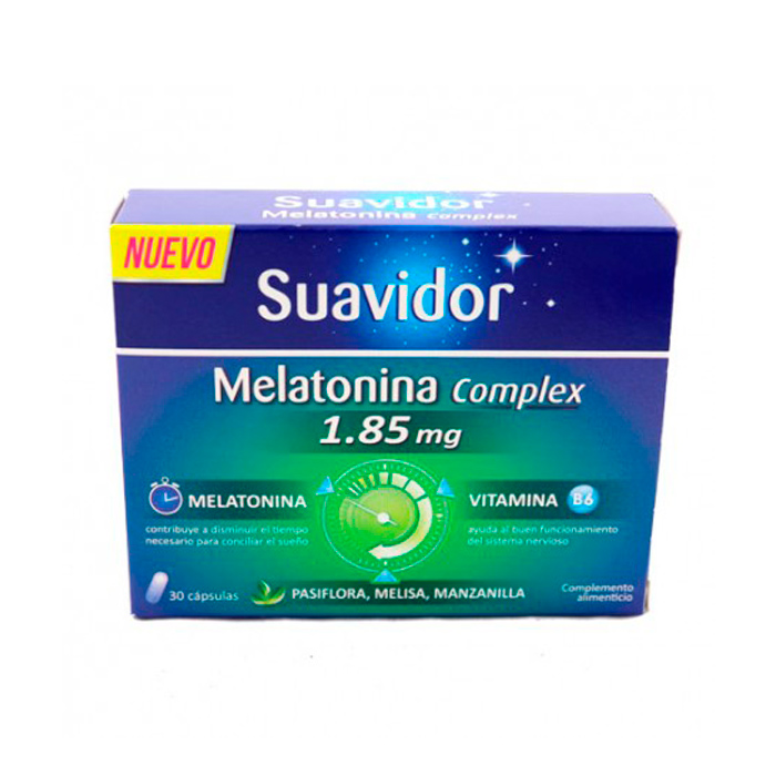 8413647035205 Suavidor Melatonina Complex 30 Comp - Image 1