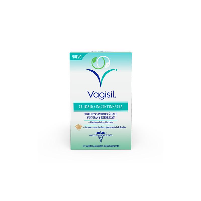 8413853798000 Vagisil Incontinence Care Intimate Wipes 12 Units - Image 1