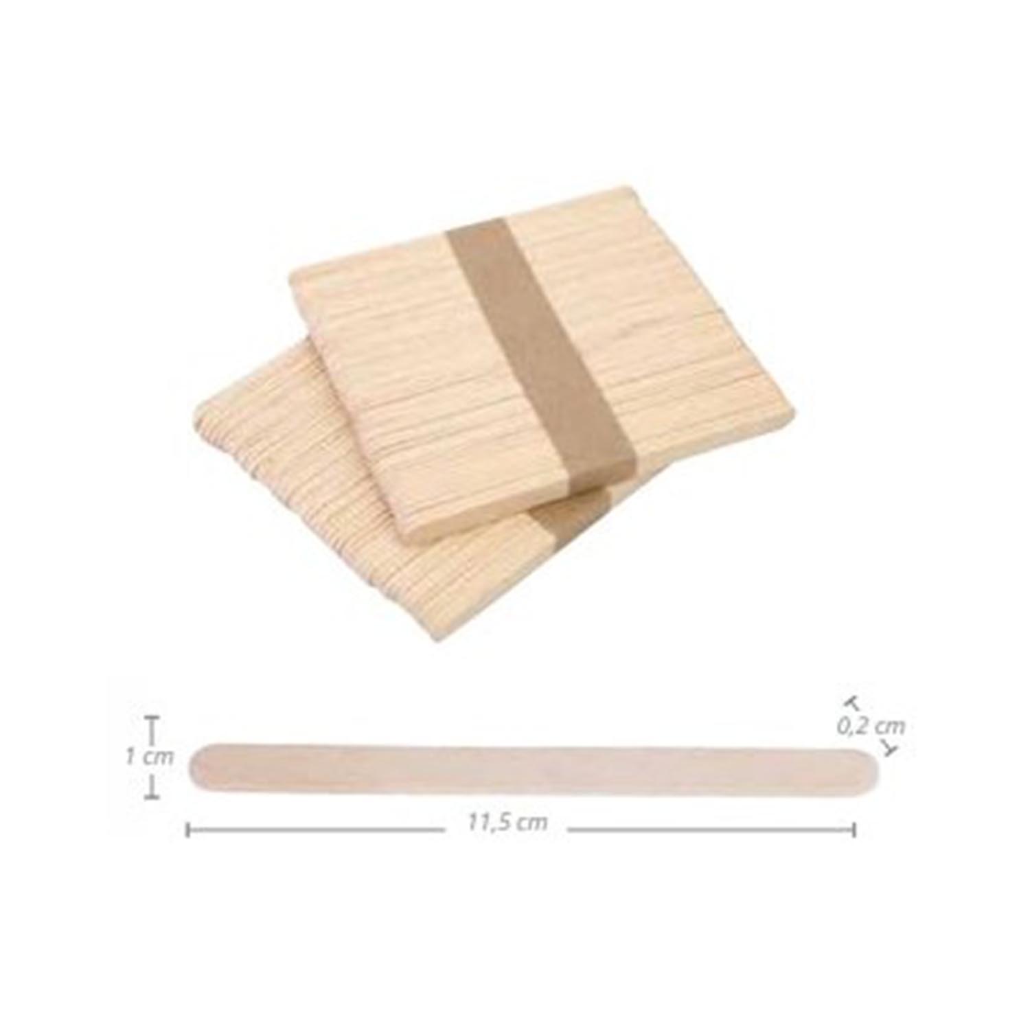 8423029068622 Eurostil Madera Bolsa De Espatulas 115x110mm Pack 100un - Image 1