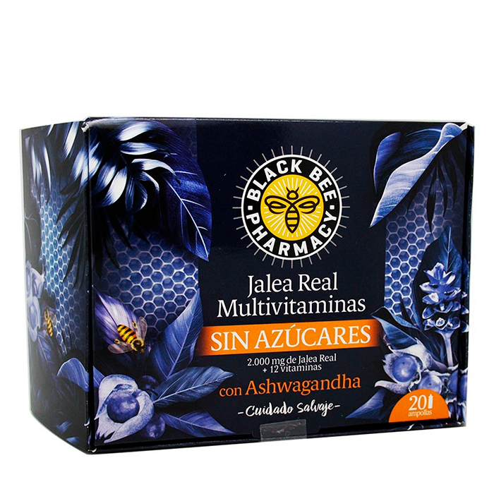 8424259300490 Black Bee Royal Jelly Multivitamins 20 Vials 10ml - Image 1