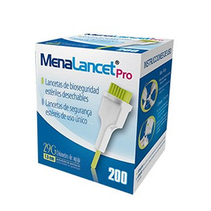 8426521421230 Menarini Menalancet Pro 29g 200 Lancets - Image 1