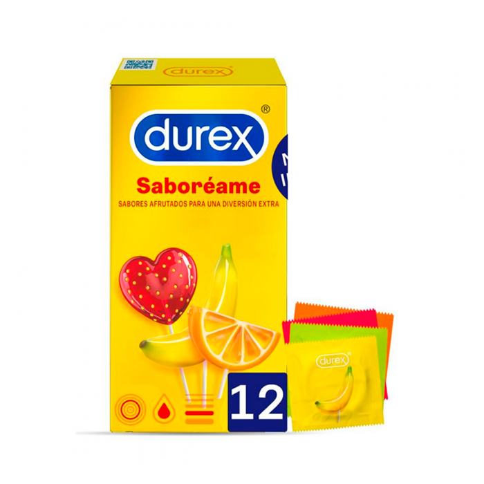 8428076000731_1 Durex Taste Me Fruits Condoms 12 U - Image 1