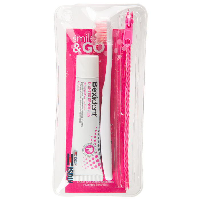 8429420148727_1 Bexident Sensitive Teeth Travel Kit Pasta 25ml + Toothbrush - Image 1