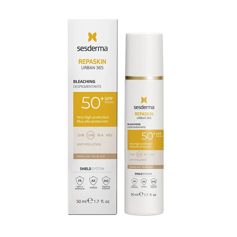 8429979482150 Sesderma Repaskin Urban 365 Depigmenting Photoprotector Spf50+ 50ml - Image 1