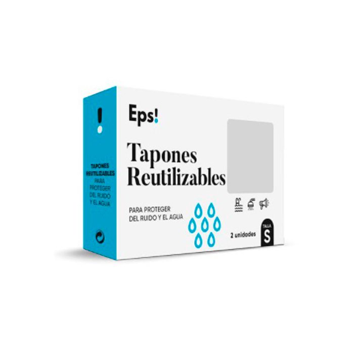 8430022015089_1 Eps Reusable Ear Plugs Size S 2uts - Image 1