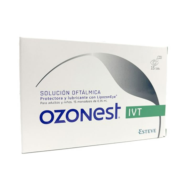 8431506054822 Esteve Ozonest IVT Ophthalmic Solution 15 x 0.35ml - Image 1