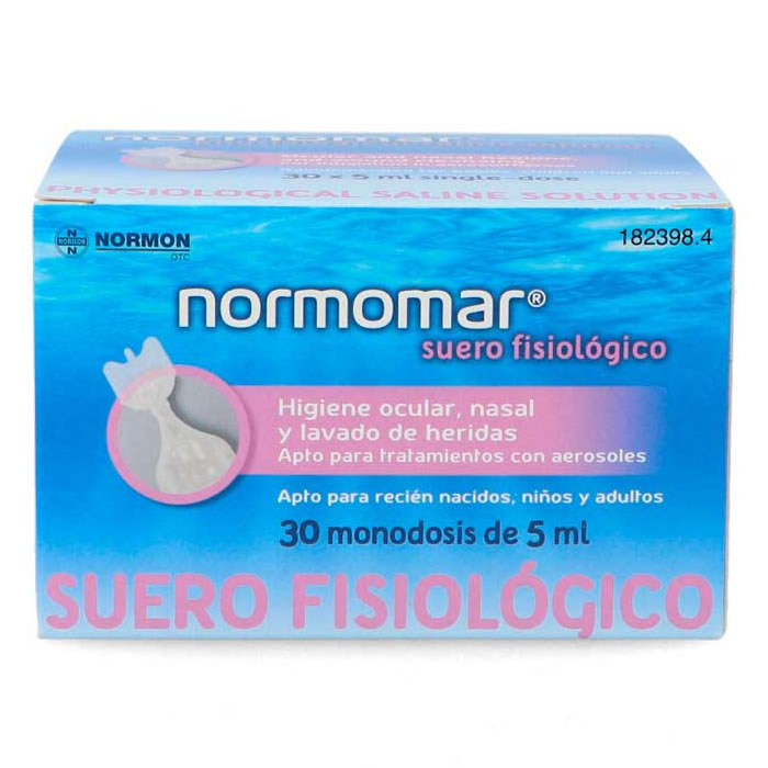8435232355727 Normomar Baby Physiological Serum 30 Ampoules - Image 1