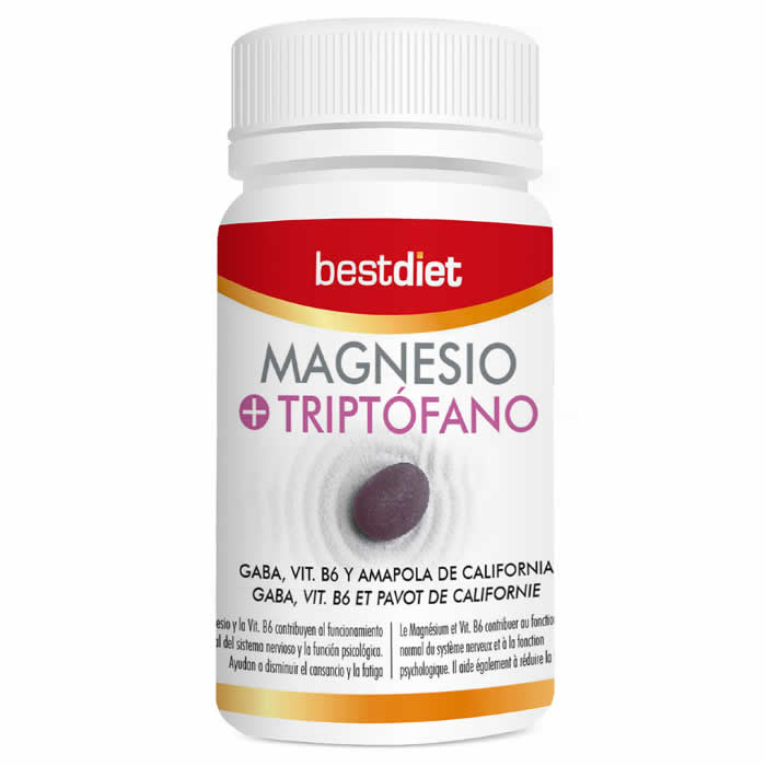 8436578722853 Best Diet Magnesio+Triptófano 30Caps - Image 1