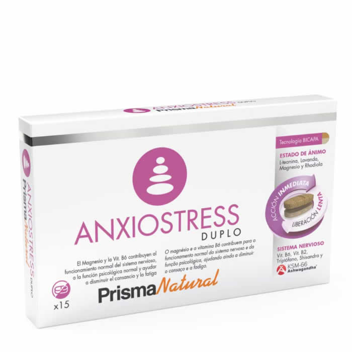 8436582882673 Prisma Natural Anxiostress Duplo 15 Bilayer Tablets - Image 1