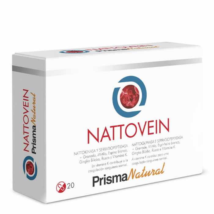 8436582882796 Prisma Natural Nattovein 20 Caps - Image 1