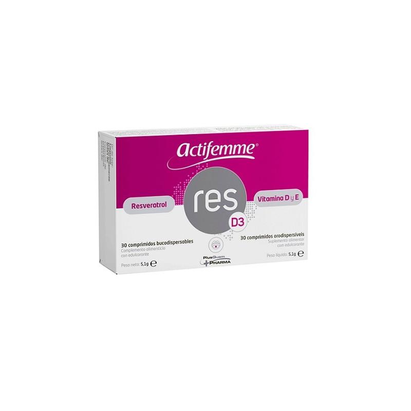8437012861336 Actifemme Resveratrol RESD3 | Vitamin D 30 Tablets - Image 1