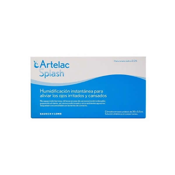 8470001598851 Artelac Splash Colirio Ojos Secos 0.5ml 30 Monodosis - Image 1
