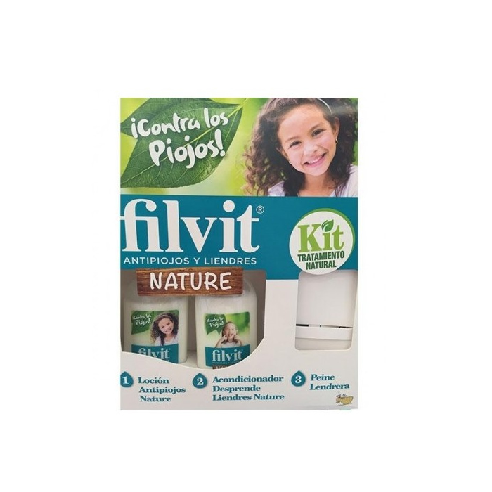 8470001751836 Filvit Nature Anti Lice Lotion 125ml Set 2 Pieces - Image 1