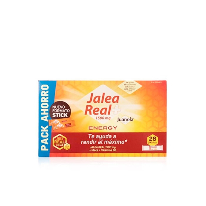 8470002026421 Juanola Royal Jelly Energy Sticks 28 U - Image 1