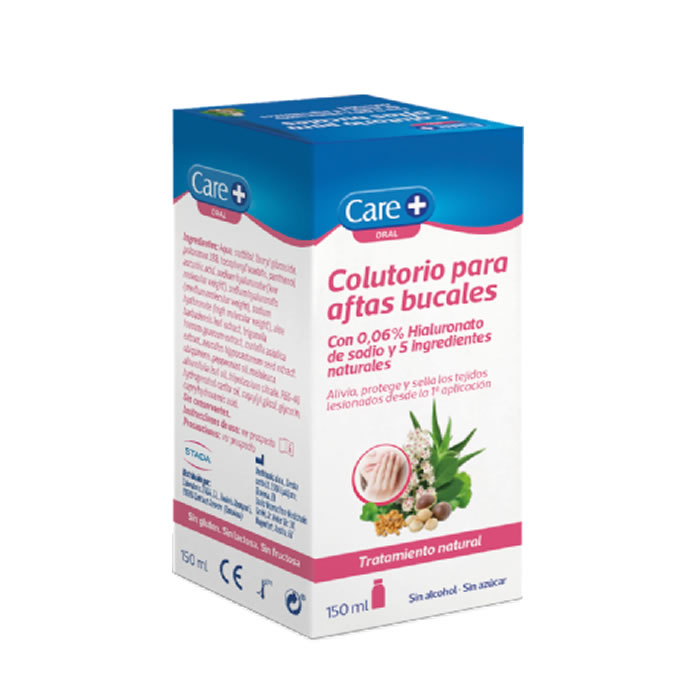 8470002043008 Care+ Mouth Aphthas Mouthwash 120ml - Image 1