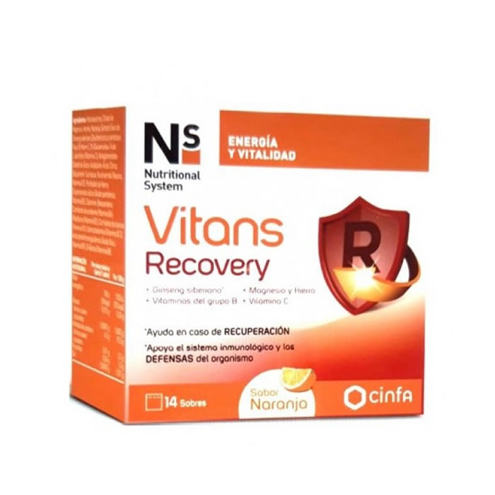 8470002065840 NS Vitans Recovery 14 Sachets - Image 1