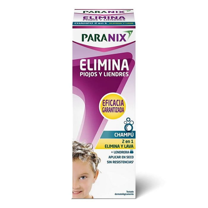 8470002095588 Paranix Lice & Nits Eliminator Shampoo + Nit Comb - Image 1