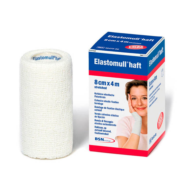 8470002105591_1 Bsn Medical Elastomull Haft Bandage 8cmx4m - Image 1