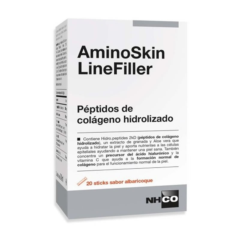 8470002123540 NHCO Aminoskin Linefiller 20 Sachets Apricot Flavor - Image 1