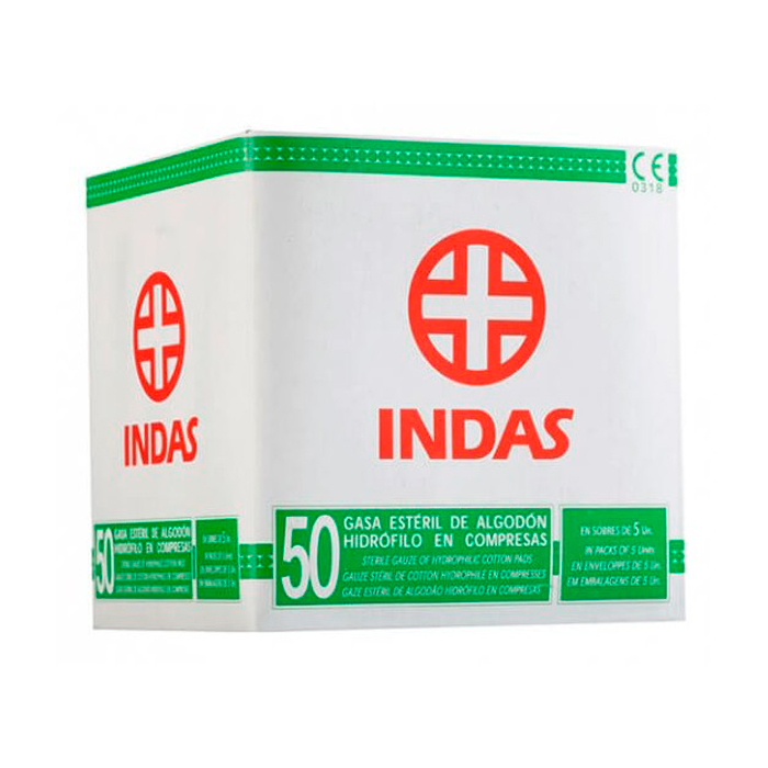 8470004865066 Lisubel Sterile Gauze Gauze Pads Hydrofolic Cotton Compresses 50U - Image 1