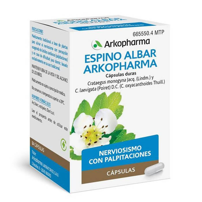 8470006655498 Arkopharma Hawthorn 48 Capsules - Image 1