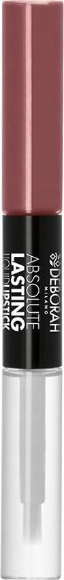 94x840-16 Deborah Milano Absolute Lasting Liquid Lipstick - 03 Mauve Nude - Image 1