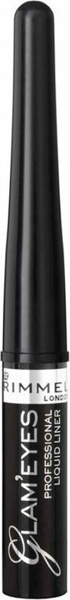 98x840-10 Rimmel London Glam Eyes Profesional Liquid Liner 001 - Image 1