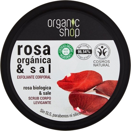 9VguPv92n7XRv8TJzDFHox Organic Shop Perla Rosa Exfoliante Corporal Perla Rosa 250ml - Image 1