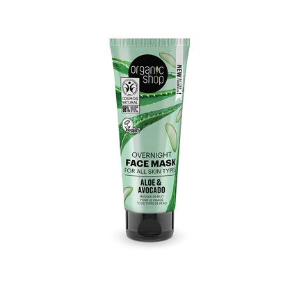 FYykSzJyuBMqvntYuZJwZu Organic Shop Aloe Mascarilla Facial Overnight 75ml - Image 1