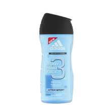 NmV5ZGFYSTl6Q2tsaklYMklHYTF6WlJaQWc9PQ Adidas After Sport Shower Gel 250ML - Image 1