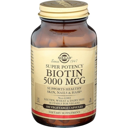 RfWncxnAavbTHcyKQsy2MD Solgar Biotin 5000 Μg 100 Tablets - Image 1