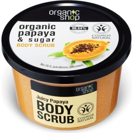 YnWc94rKAYfCgXnWCa22h2 Organic Shop Papaya y Sugar Exfoliante Corporal 1un - Image 1