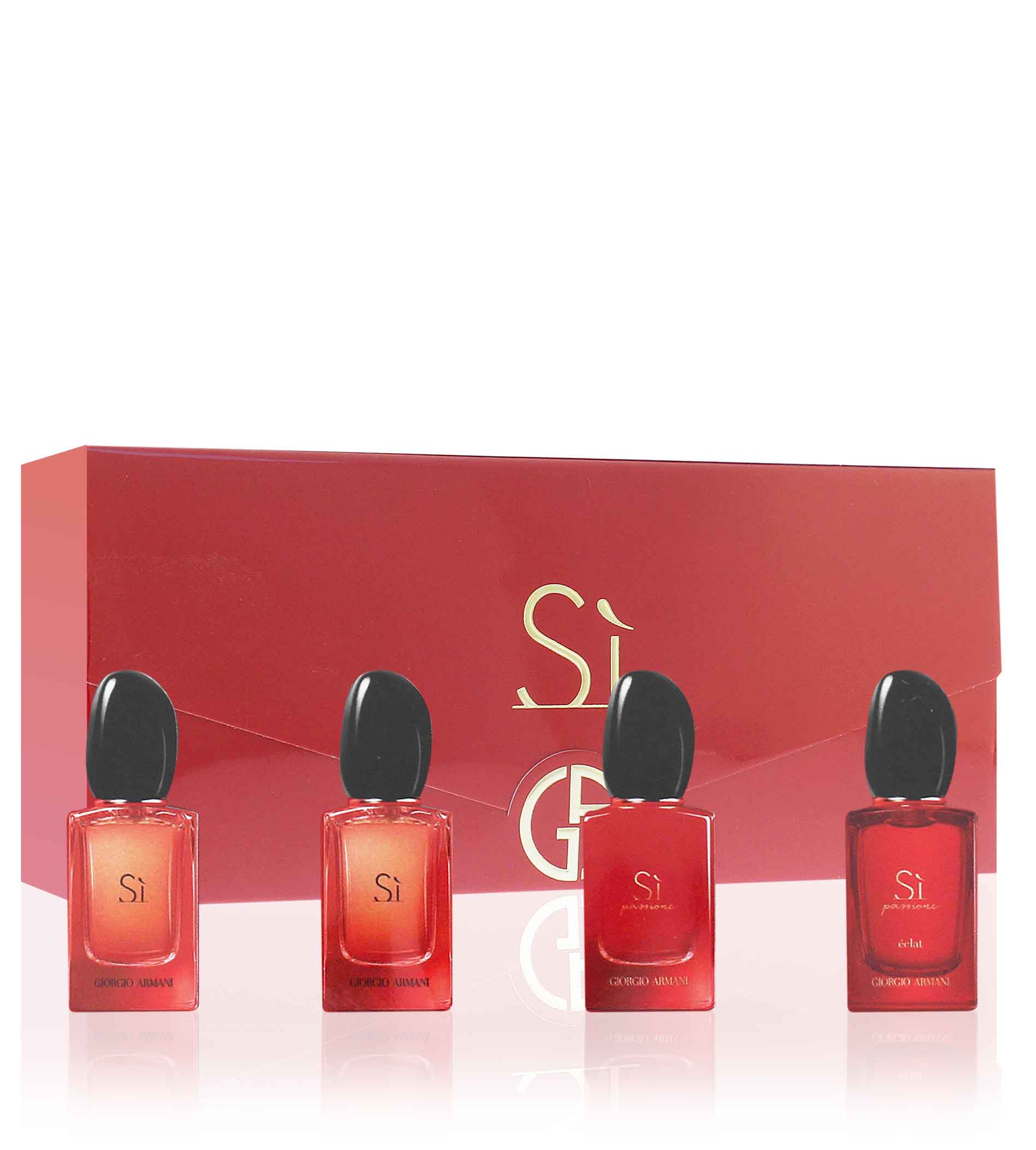 giorgio-armani-si Giorgio Armani Sì EDP SET 4x7ml (Sì Passionne + Sì Passionne Éclat + Sì + Sì Intense) - Image 1