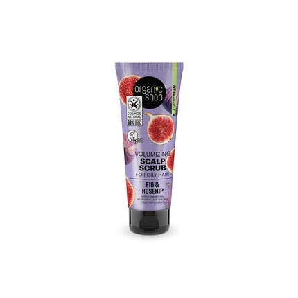 kRpMSDGAETkXBWMS48eHjk Organic Shop Fig Volumizing Exfoliante Cabello Graso 75ml - Image 1